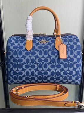 Coach CY699 Rowan Large Satchel Bag In Signature Canvas